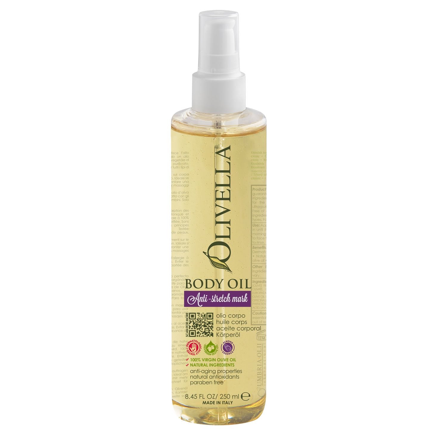 Olivella Body Oil - Anti-Stretch Mark - Olivella Europe