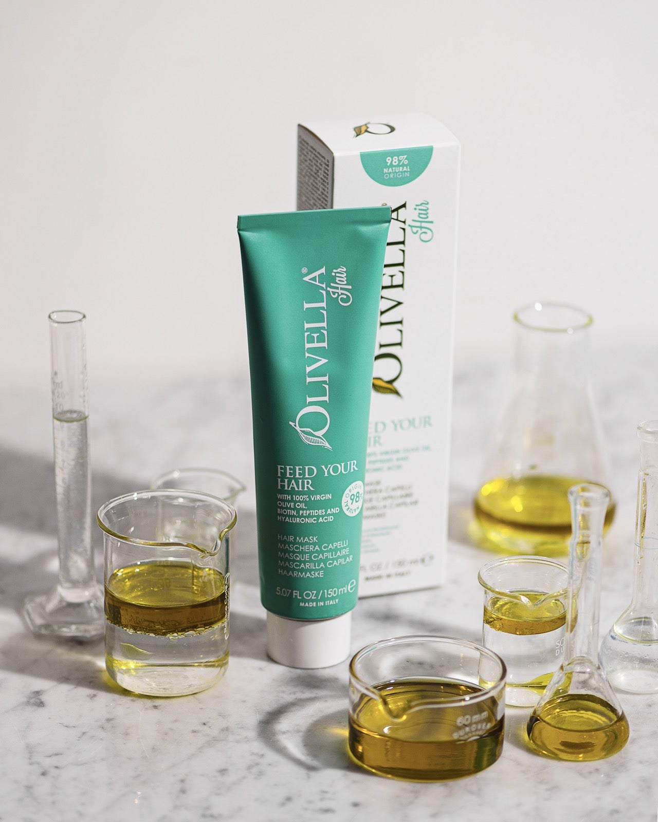 Olive Oil Hair Mask - Feed Your Hair - Olivella Europe