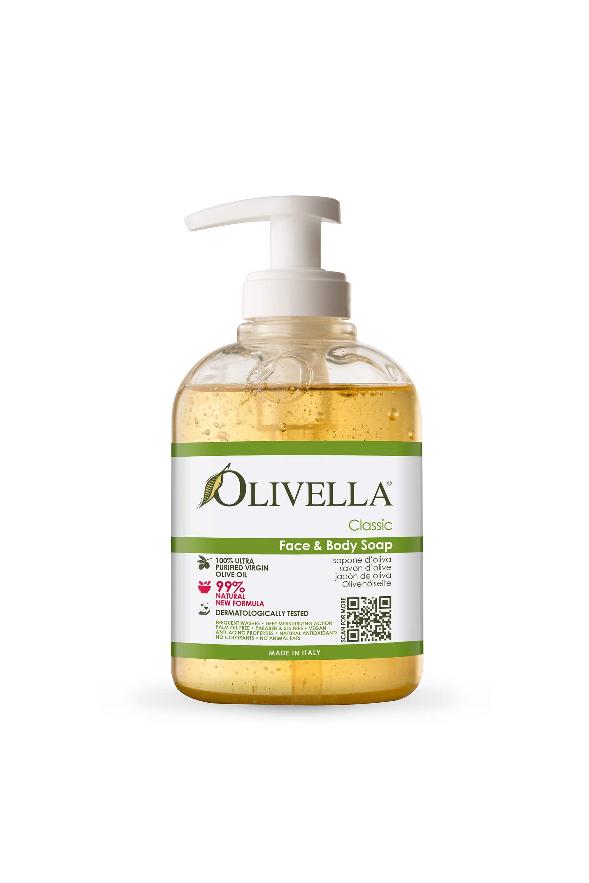 Olivella Face & Body Liquid Soap - Olivella Europe