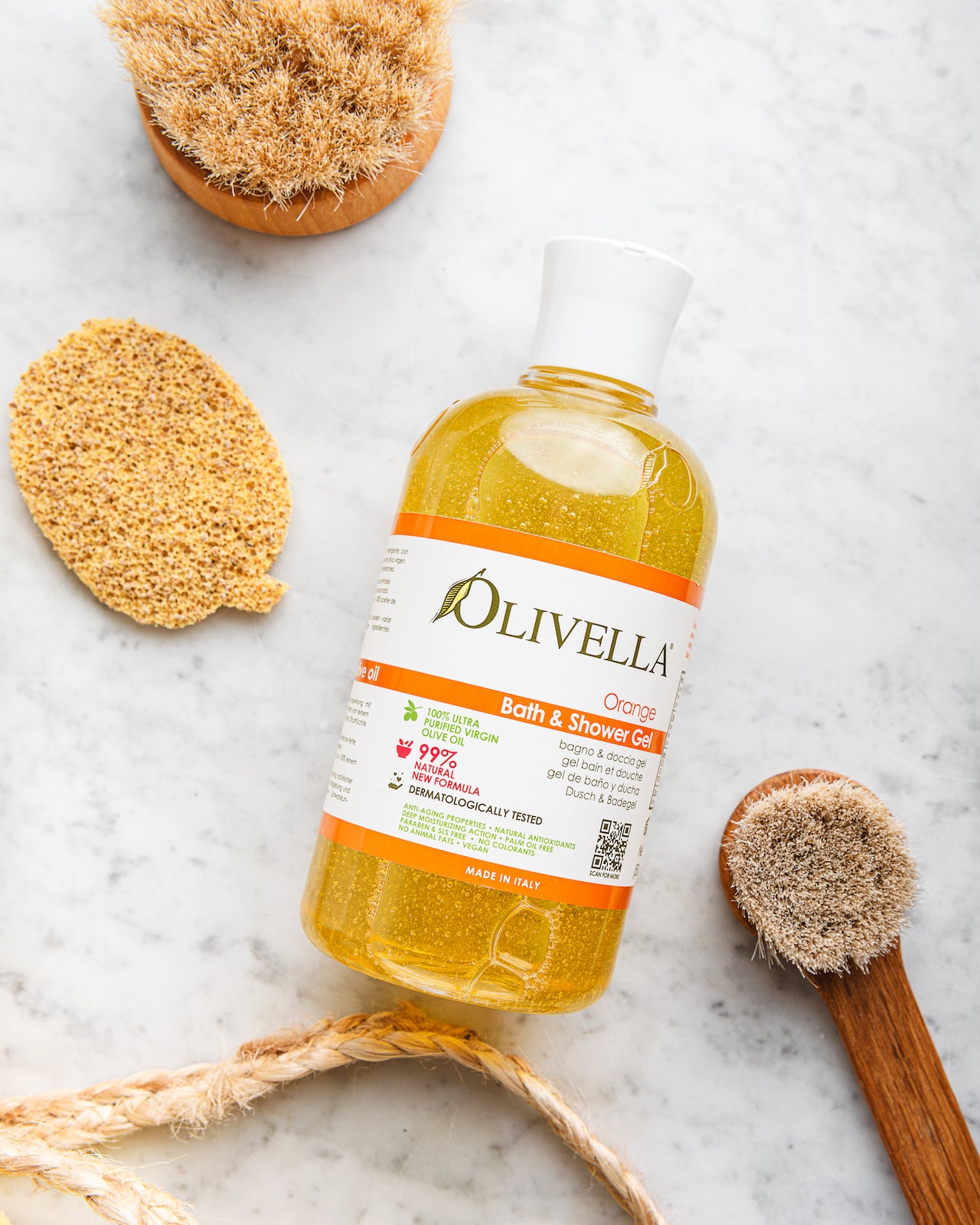 Olivella Bath & Shower Gel - Orange - Olivella Europe