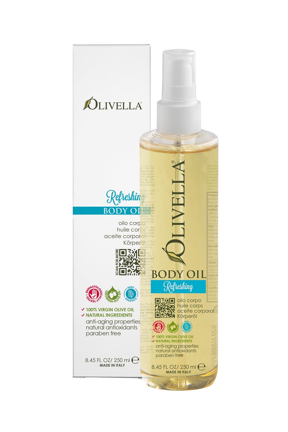 Olivella Body Oil - Refreshing - Olivella Europe